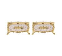 Giwnhvx 2X Boîte de Mouchoirs en Papier Acrylique Accessoires de Table de Bureau Universels Accessoires de Bureau À La Maison Porte-bagages de Voiture pour Hôtel KTV pour Hôtel