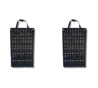 Giwnhvx 2X BoîTe de Rangement Polyvalente Enroulable pour CléS, BoîTe de Rangement Portable RéSistante Aux IntempéRies, Peut Contenir 40 CléS, Crochet de SéCurité