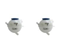 Giwnhvx 2X Bouteille Et Bouchon de Réservoir Liquide de Refroidissement Radiateur Moteur pour GOLF MK6 MK5 CC 1K0 121 407 A