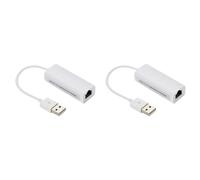 Giwnhvx 2X Carte Réseau USB Type-C vers Rj45 100M Convertisseur de Carte Réseau sans Pilote Adaptateur de Câble Réseau B