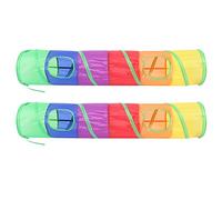 Giwnhvx 2X Chat Tunnel Pet Tube Pliable Jouet Jouet Intérieur Extérieur Kitty Chiot