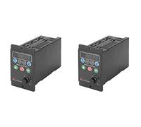 Giwnhvx 2X Convertisseur de Fréquence du Pilote du Moteur de Sortie Triphasé avec Entrée Monophasée de 220 V 750 W avec Affichage Un Tube Numérique Un Chiffre