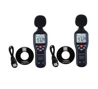 Giwnhvx 2X Décibels compteur avec capteur de bruit de haute précision, compteur de bruit, enregistreur de bruit mesurant 30-130 DB d'enregistrement USB