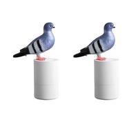 Giwnhvx 2X Distributeur de Savon pour Oiseaux Pigeons, Distributeur Automatique de Savon pour Le, Lave-mains Automatique en Mousse à Induction Contact