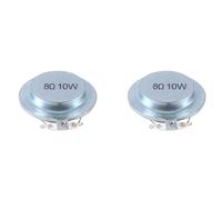 Giwnhvx 2X Haut-parleurs Audio Haut Parleur Une Vibration Plat de 44 mm Haut-parleur Une Résonance 10 W 8 Ohm DIY pour Home Cinéma