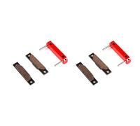 Giwnhvx 2X Jeu de Plaquettes de Frein en Alliage CNC pour 1/5 KM Baja 5B RC Auto Gaz Pièces 85201-Orange