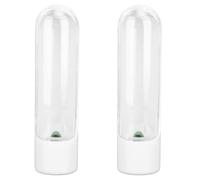 Giwnhvx 2X Keeper, Conteneurs de Coriandre pour Réfrigérateur, Enregistrer pour Réfrigérateur, Conteneur pour Aromatiques En Verre
