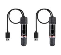 Giwnhvx 2X Mini Tige Chauffante USB pour Aquarium, Température Constante de 26 °C, Chauffage D'Aquarium, Thermostat Submersible, 10 W