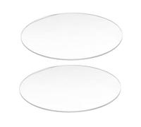 Giwnhvx 2X Miroir Transparent de 3 mm D'ÉPaisseur Disque Rond Acrylique DiamÈTre: 100mm