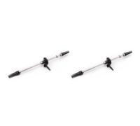 Giwnhvx 2X Mise à niveau Metal Gear Pont Axe pour B1 B1 B14 B14 B24 B24 C14 C14 C24 C24 RC Pièces De Rechange En Métal Avant Direction Pull Rod Servo Pull Rod, Arrière