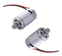 Giwnhvx 2X Moteur 15-DJ01 390 avec Pièces de rechange pour engrenages pour S911 S912 9115 9116 RC Motor 390 Moteur électrique Brossé Remplacement