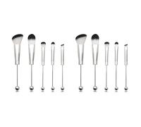 Giwnhvx 2X Pinceaux de Maquillage en Perles Perles de Silicone Maquillage DIY Pinceaux CosméTiques Kit de Pinceaux en Perles pour le Bricolage
