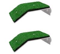 Giwnhvx 2X Plate-Forme de Pèlerinage de Tortue de Pelouse Plate-Forme de Pèlerinage de Repos de Tortue, Rampe de Tortue d'herbe de Simulation pour Le Réservoir de Tortue, Reptile S