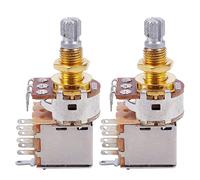 Giwnhvx 2X Potentiomètre de Poussée/Traction Conique Audio À Cale Court avec pour Guitare