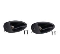 Giwnhvx 2X Prise de Sortie Jack Jack pour Guitare Noir Style 1/4 Pouces Prise Guitare pour Guitare Fd Strat