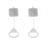 Giwnhvx 2X Pull Cordon Boîte à Musique Blanc Enfants Lit Cloche Hochet Cadeaux Pièces Accessoires
