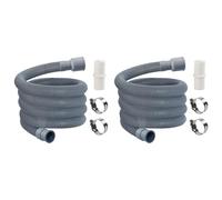 Giwnhvx 2X Raccords automatiques pour tuyaux à vidange du tuyau d'évacuation de la machine à laver, 4 mètres