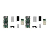 Giwnhvx 2X RISC-V Milk-V Kit de Carte de Développement Duo+Milk-V Duo RJ45 Dual Core CV1800B Support Linux pour les amateurs d'IoT Joueurs DIY