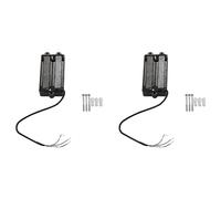 Giwnhvx 2X Silencieux Good Balance 4 Cordes Humbucker Double Coil Pickup Noir pour Guitare Basse