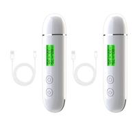 Giwnhvx 2X Testeur D'Humidité de la Peau Testeur Intelligent D'Eau et D' ÉCran LCD HumidimèTre de la Peau Du DéTecteur D'Agent Fluorescent