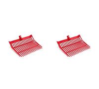 Giwnhvx 2X Tête de Remplacement de Fourche à Fumier, Tête de Fourche, Râteau à Fumier de Cheval, pour Ramasser Le Fumier, Tête de Remplacement de Fourche en Plastique,A