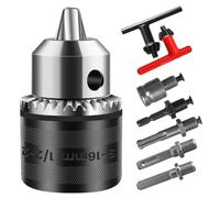 Giwnhvx 3-16mm Adaptateur de Mandrin 1/2-20UNF pour Visseuse à Choc/Perceuse/Marteau Perceuse/Clé de Mandrin 16mm