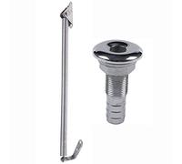 Giwnhvx 3 accessoires de quincaillerie : 1 connecteur de tuyau de vidange et 2 ressorts de trappe de ligne de 20,6 cm