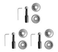Giwnhvx 3 ensembles de connexion pour meules abrasives pour tiges de polissage et de meulage moteur 775 de 8 mm