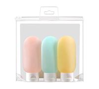 Giwnhvx 3 Pcs/Ensemble 100 Ml Coloré Bouteille Vide Tourisme Portable Lotion Gel Bouteilles Rechargeables Beauté Voyage CosméTiques Kits