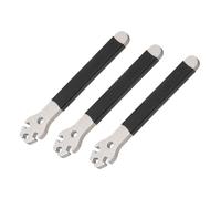 Giwnhvx 3 Pièces Clé pour Rayons de Vélo de Montagne Noir Correcteur de Réglage Installation d'Outil pour Capuchons pour Rayons en Acier
