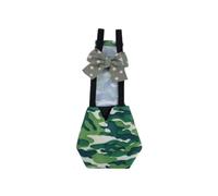 Giwnhvx 3 PièCes Couches RéUtilisables de Qualité SupéRieure pour Canard et Poulet pour Animaux de Compagnie, Enveloppes de Couches ImperméAbles pour Volaille avec NœUd Papillon, L