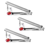 Giwnhvx 3 pièces pour enlever le dénoyauteur de cerises en acier inoxydable, pour enlever la noisette de cerise, pour enlever la noisette de fruits multifonction