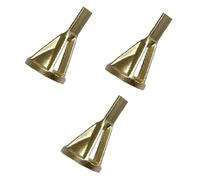 Giwnhvx 3 pièces triangulaires, longueur 18 mm, sauf pour fraiseuse, vis, foret de polissage, outil de chanfreinage, diamètre approprié 6-19 mm, B
