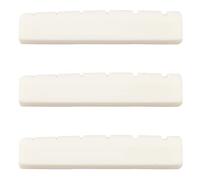 Giwnhvx 3 x guitare guitare pont ivoire os écrou pont acoustique Saddle