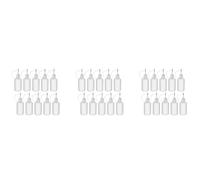 Giwnhvx 30 Pcs 30 Ml Plastique Squeezable Pointe Applicateur Bouteille Bouteilles Compte-gouttes Réutilisables avec Pointe Aiguille Caps pour Colle DIY