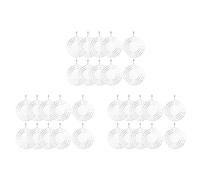 Giwnhvx 30 pièces 3 pouces tourbillon à sublimation bruts 3D tourniquets à suspendre pour la décoration intérieure et extérieure de jardin