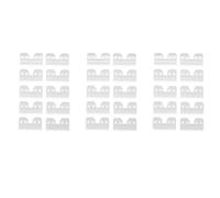 Giwnhvx 30 Pièces/Lot en Céramique Remplaçable 18 Dents Lame de Coupe en Céramique Tondeuse pour A5 Série