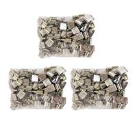 Giwnhvx 300 Pièces Support de Mèche en Métal, Support de Mèche pour Bougie à Mèche en Bois