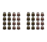 Giwnhvx 32 PCS Vache Moutons Pâturage Cloches en Cuivre Petits Cloches en Bovins Chèvre Ferme Cloche