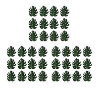 Giwnhvx 36 feuilles de palmier tropicales artificielles décoration de fête dans la jungle animaux d'été décorations de table hawaïennes pour mariage S