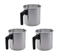 Giwnhvx 3X 1.2L Bougie Melting Pot Cire Tasse de Fusion Cire Coupe de Fusion de Cire Bougie Faisant Verser Pot pour Bricolage Bougie Magasin