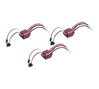 Giwnhvx 3X 1060 60A Régulateur de Vitesse ESC Brossé Étanche Frein Et Retour Frein pour 1/10 RC Crawler Axial Scx10 Trx4