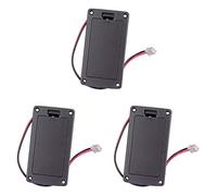 Giwnhvx 3X 9V Flat Mount Guitar Pickup Couvercle de Batterie pour Batterie pour Accessoire de Basse pour Guitare Électrique