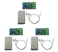 Giwnhvx 3X DC 8-25V PT100 Thermique au Convertisseur de Température Kit Module Capteur RTD RS485 Modbus RTU PTA9B01