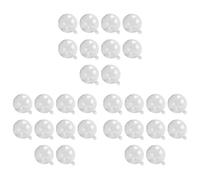 Giwnhvx 3X Marque Nouvelle Boule de Décoration de NoëL en Plastique Ouvrable Transparent Boule Transparente Décoration BoîTe-Cadeau 3CM