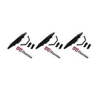 Giwnhvx 3X Pare-chocs avant en métal pour MN D90 D91 D96 D99S MN90 MN99 MN99S 1/12 RC Accessoires pour pièces de voiture, Noir