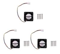 Giwnhvx 3X pour Nano Cooling Fan 5V, 4PIN Reverse-Proof, PWM Speed Adjustment, Strong Cooling Air