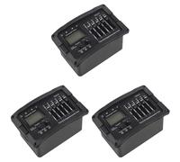 Giwnhvx 3X Préamplificateur pour Guitare Acoustique 5 Bandes Égaliseur Amplificateur pour Guitare Acoustique Numérique Tuner de Mélange Pickup