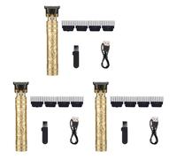 Giwnhvx 3X Rasoir de Coupe de Cheveux pour Recharge Rasoir Adulte ÉLectrique Vintage Tondeuse Rasoir Maison USB Chargement Salon de Coiffure B