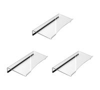 Giwnhvx 3X Support pour clavier en acrylique, support pour clavier d'ordinateur incliné en acrylique, support pour clavier transparent pour bureau avec frappe ergonomique B